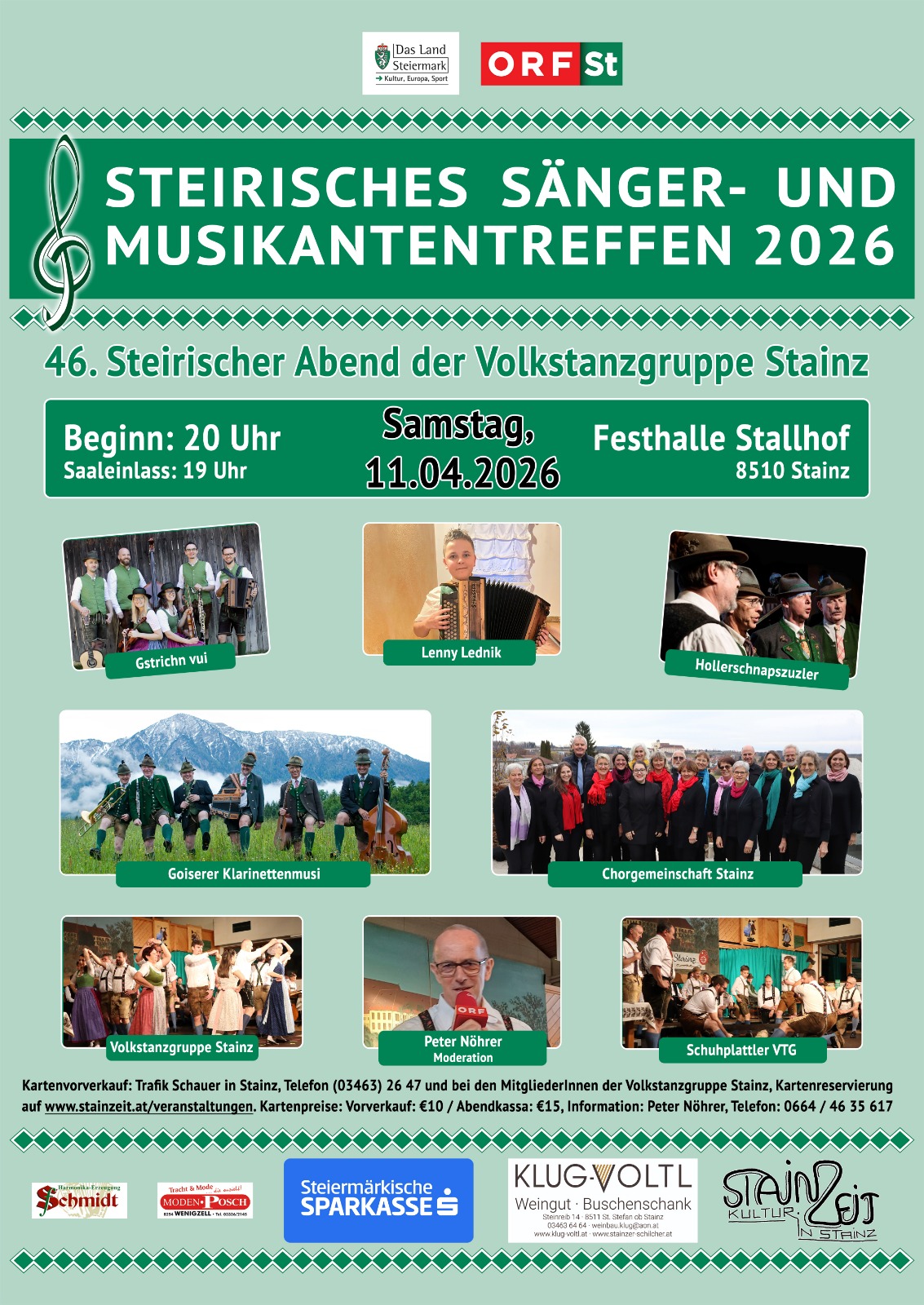 user 13 Plakat Flyer Steirischer Abend 2026 neu